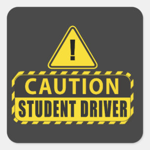 student driver sticker - novice driver sticker