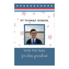 student election campaign with photo class