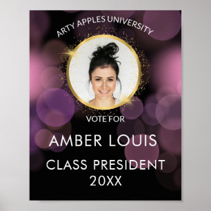 student election voting campaign university photo poster