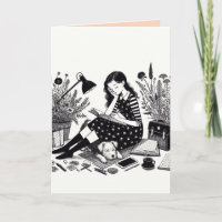Student Folded Greeting Card