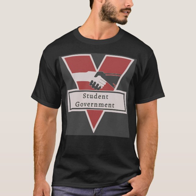 Student Government on IngSoc Logo T-Shirt (Front)