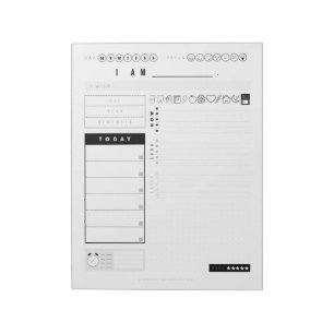 STUDENT I AM Planner Notepad ADHD Kid Planner