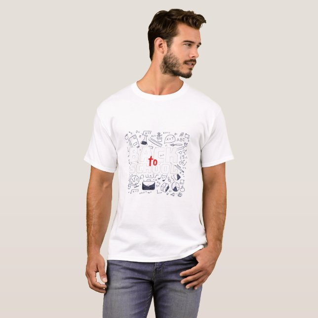 Student Inspiration Study Motivation Poster Decor T-Shirt (Front Full)