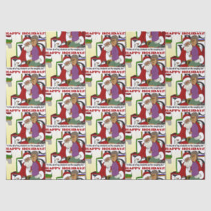 Student Naughty List Yellow Tissue Paper
