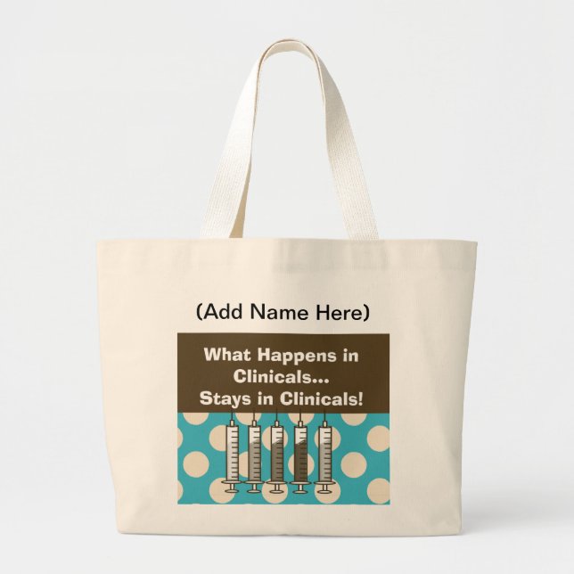 Student Nurse Clinical Instructors Tote (Front)