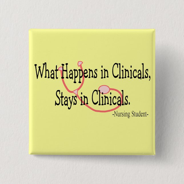 Student Nurse gifts 15 Cm Square Badge (Front)