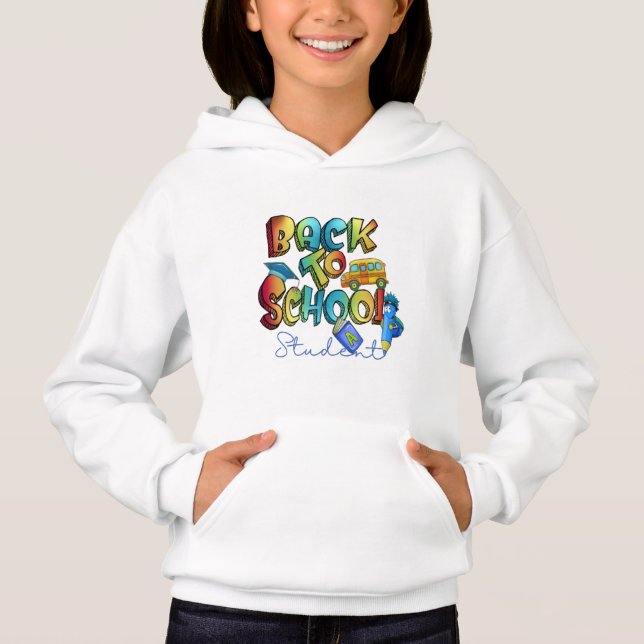 student on the way back to school (Front)