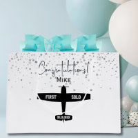 Student Pilot First Solo Aeroplane Aviation Custom