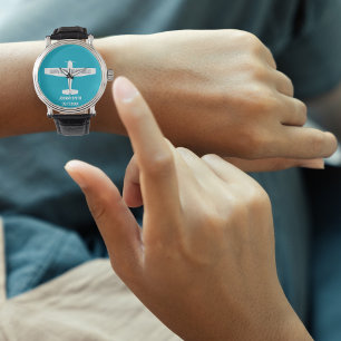 Student Pilot First Solo Aeroplane Funny Aviation Watch