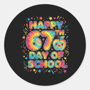 Student Six Seven Trending 67 Happy 67th Day Of Sc Classic Round Sticker