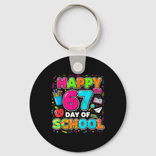 Student Six Seven Trending 67 Happy 67th Day Of Sc Key Ring