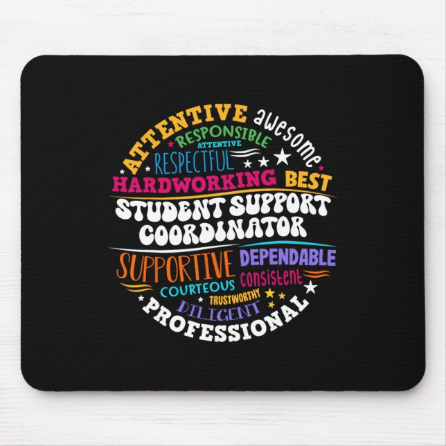 Student Support Coordinator Appreciation Day Back  Mouse Mat (Front)
