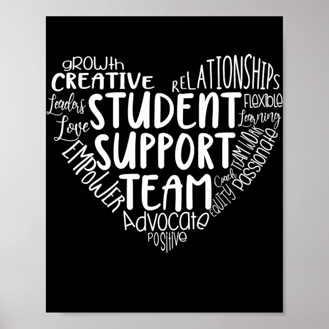 Student Support Team Counselor Social Worker Poster (Front)