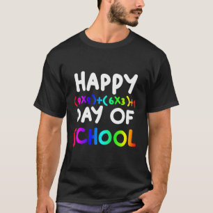 Student Teacher Math Formula 100 Day Of School T-Shirt