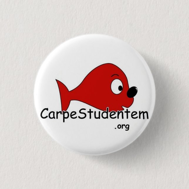 Studentem carpus 3 cm round badge (Front)