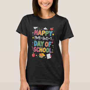 Students Equation Teacher Solving Math 100 Days Of T-Shirt