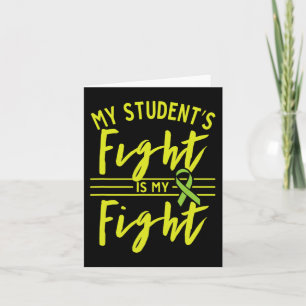Student's Fight Is My Fight Kidney Disease Awarene Card