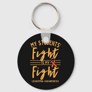 Students' Fight Is My Fight Leukaemia Awareness Key Ring