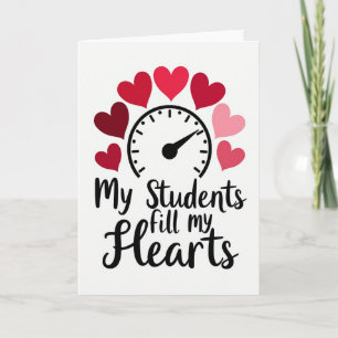 Students Fill My Hearts Card