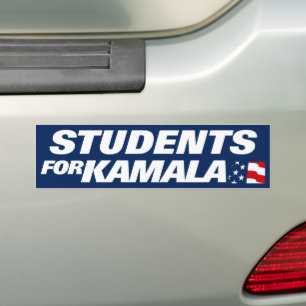 Students for Kamala Harris 2024 Bumper Sticker