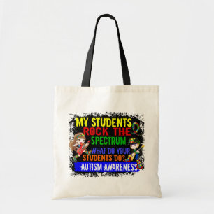 Students Rock The Spectrum Autism Tote Bag