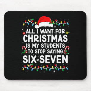 Students Saying 6-7 67 Six Seven Meme Teacher Chri Mouse Mat