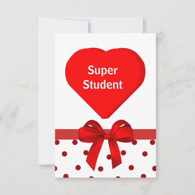 Student's Valentine Cards (Front)
