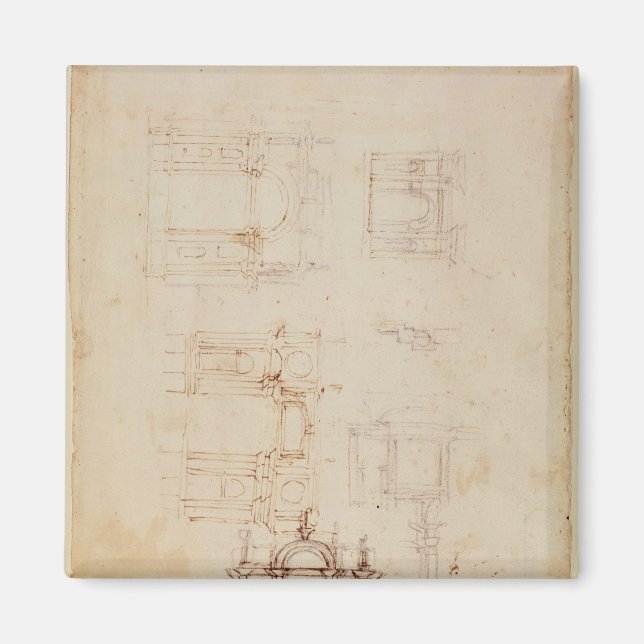 Studies for architectural composition magnet (Front)