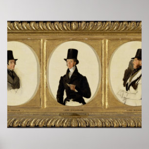 Studies for the Portraits of Lord Eglinton, Lord D Poster