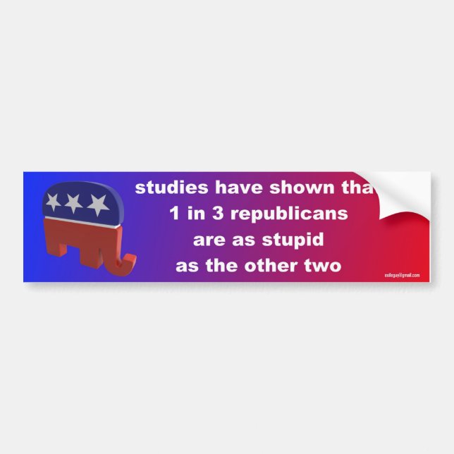 studies have shown... bumper sticker (Front)