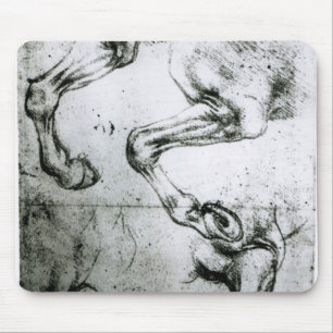 Studies of Horses legs Mouse Mat