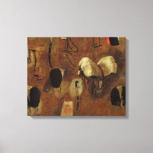 Studies of Military Accoutrements: a study for 'Th Canvas Print