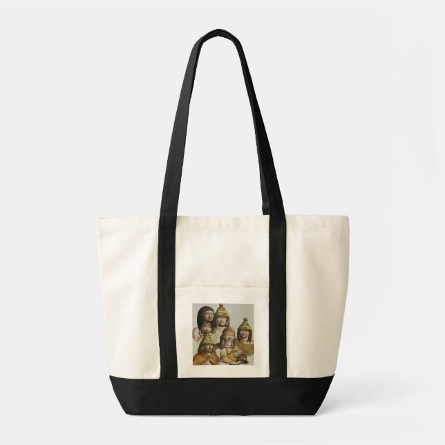 Studies of native Americans (colour litho) Tote Bag (Front)