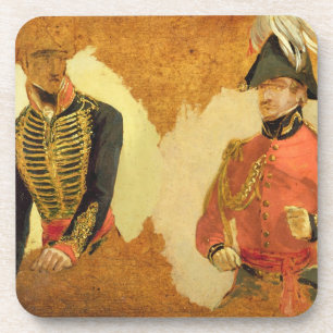 Studies of Royal Horse Artillery Uniform, and of a Coaster