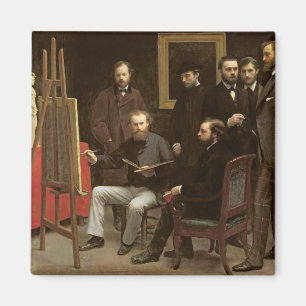 Studio at Batignolles, 1870 Magnet
