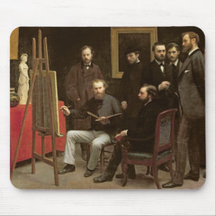 Studio at Batignolles, 1870 Mouse Mat