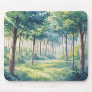 Studio Ghibli Inspired Forest Mousepad