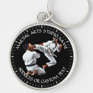 Studio Martial Arts Jiu-jitsu Karate Taekwondo Key Ring