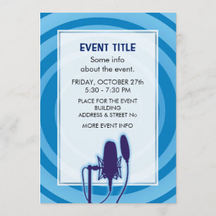 Studio Microphone Invitation