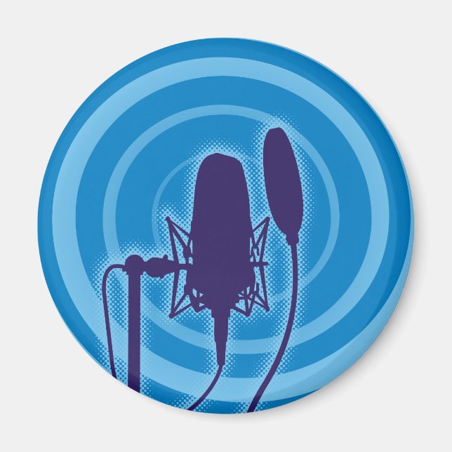 Studio Microphone Magnet (Front)