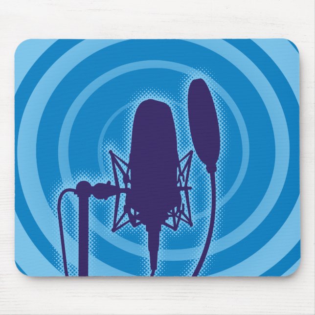 Studio Microphone Mouse Mat (Front)