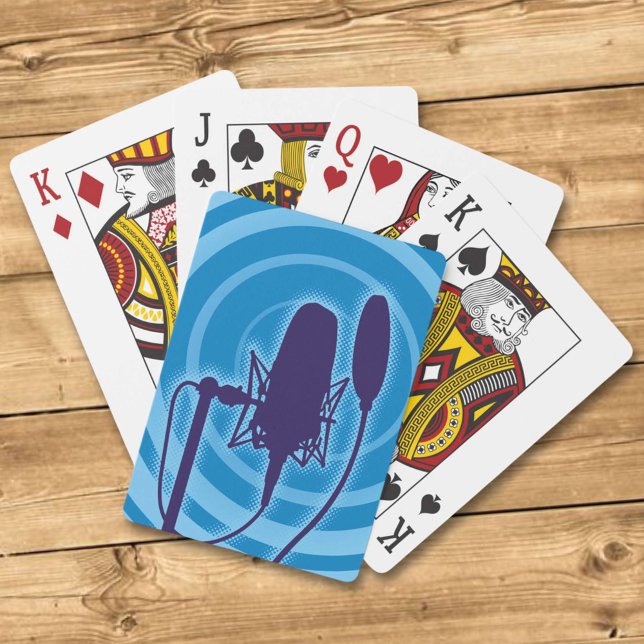Studio Microphone Playing Cards (Creator Uploaded)