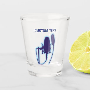 Studio Microphone Shot Glass