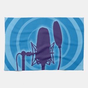 Studio Microphone Tea Towel