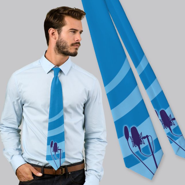 Studio Microphone Tie (Creator Uploaded)