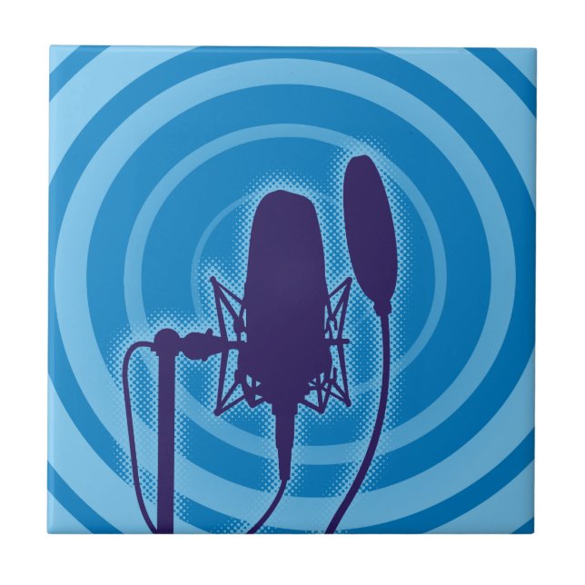 Studio Microphone Tile (Front)