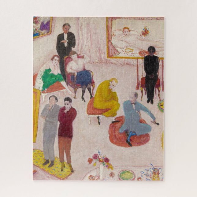 Studio Party by Florine Stettheimer Jigsaw Puzzle (Vertical)