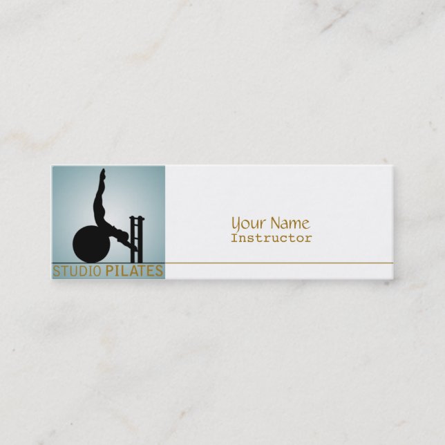 Studio Pilates - Business, Calling Card (Front)