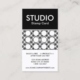 studio stamp card