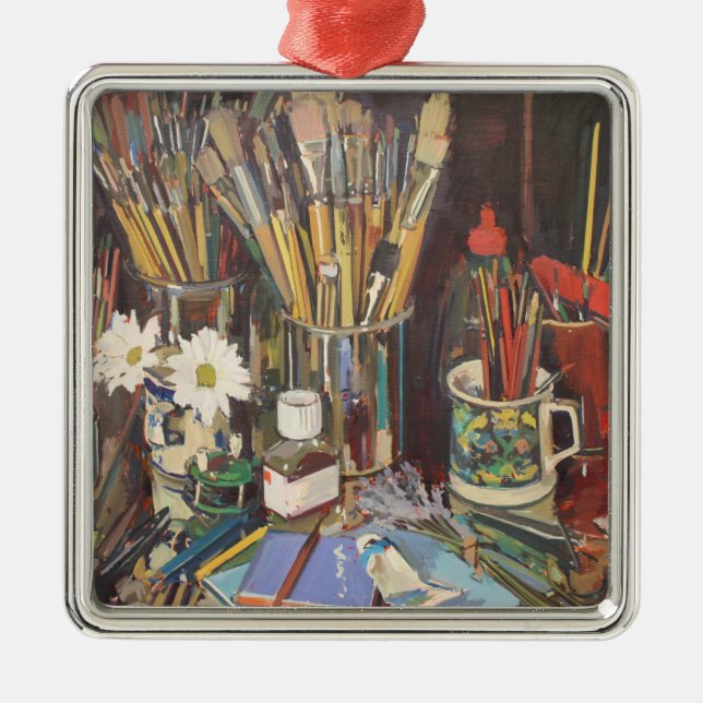 Studio Still Life 2012 Metal Tree Decoration (Front)